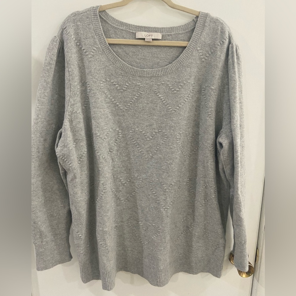 LBN Loft Plus Size Heart Sweater